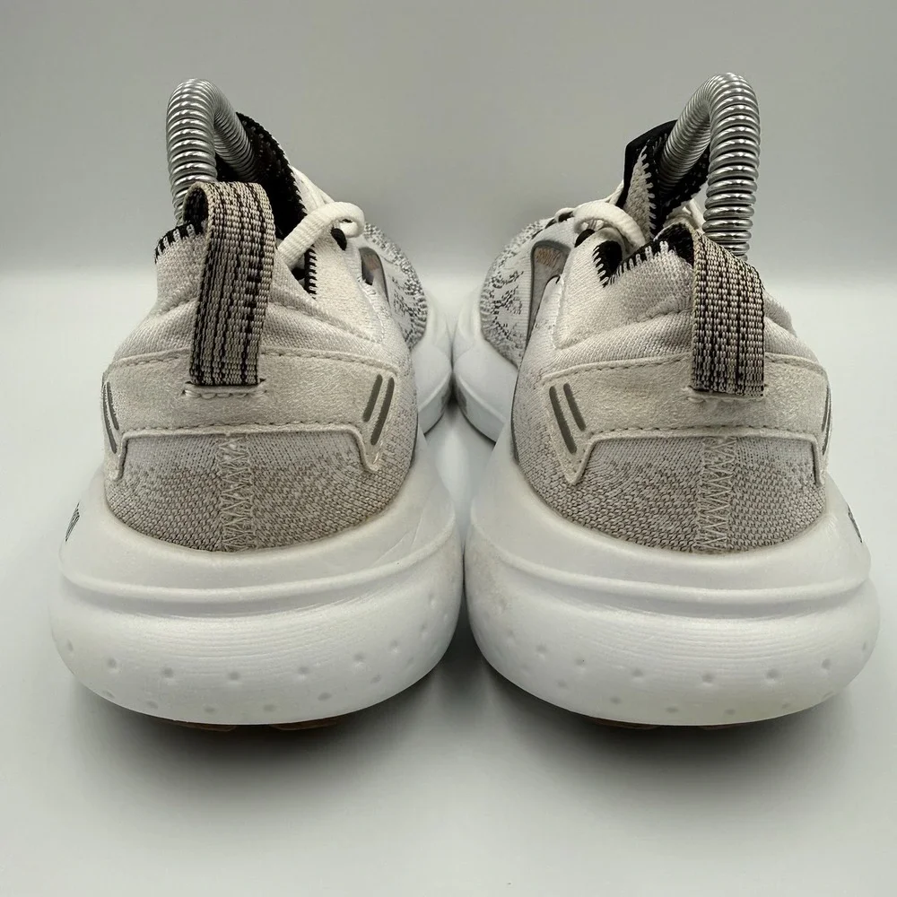 Brooks Glycerin StealthFit 21 Women's Size 8‎ White Black Running Shoes Sneakers